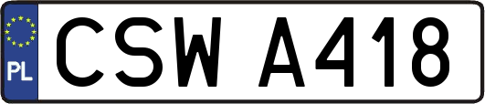 CSWA418
