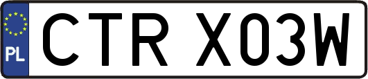 CTRX03W