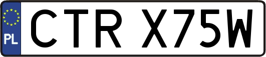 CTRX75W