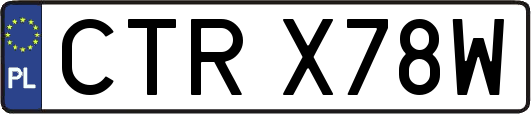CTRX78W
