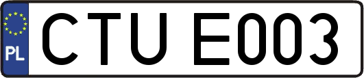 CTUE003