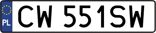 CW551SW