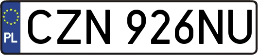 CZN926NU