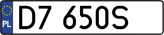 D7650S