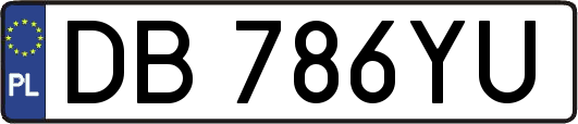 DB786YU