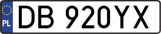 DB920YX