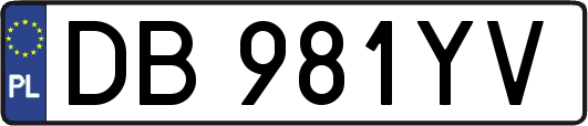 DB981YV
