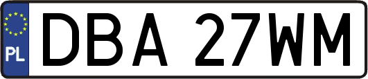 DBA27WM