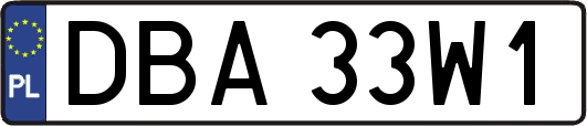 DBA33W1