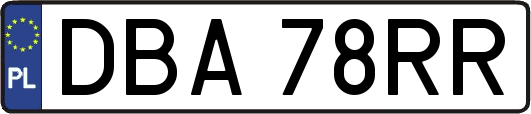 DBA78RR