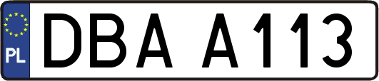 DBAA113