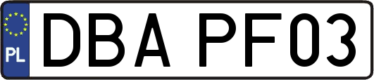 DBAPF03