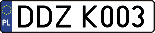 DDZK003