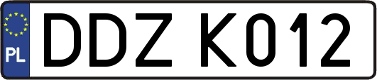 DDZK012