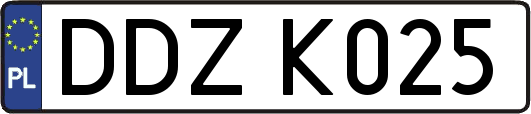 DDZK025