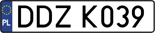 DDZK039