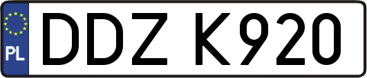 DDZK920