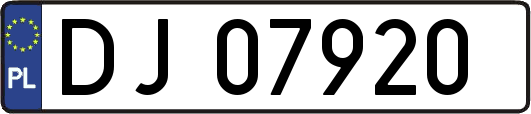 DJ07920