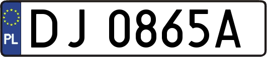 DJ0865A