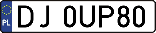 DJ0UP80