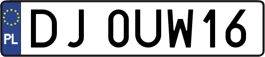 DJ0UW16