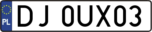 DJ0UX03