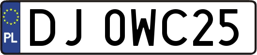 DJ0WC25