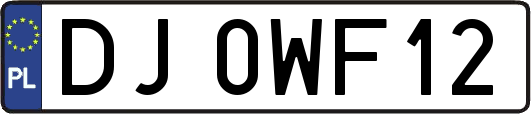 DJ0WF12