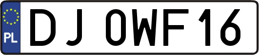 DJ0WF16