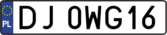 DJ0WG16