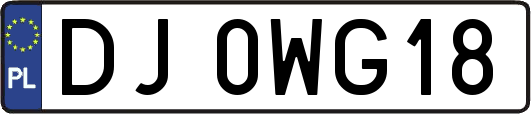 DJ0WG18