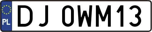 DJ0WM13