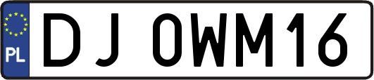 DJ0WM16