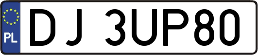 DJ3UP80