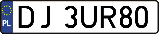 DJ3UR80