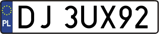 DJ3UX92