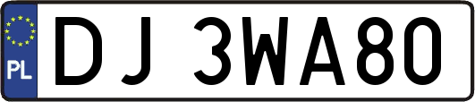 DJ3WA80