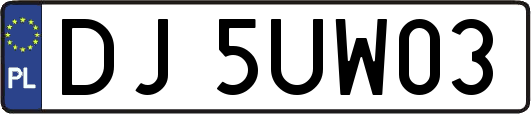 DJ5UW03