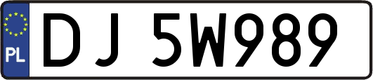 DJ5W989