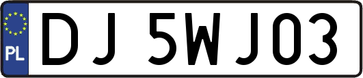 DJ5WJ03