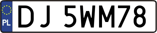 DJ5WM78