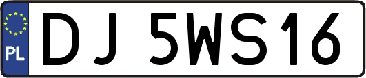 DJ5WS16