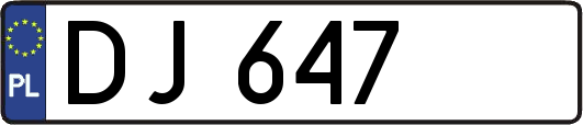 DJ647