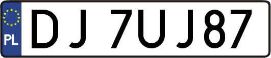 DJ7UJ87