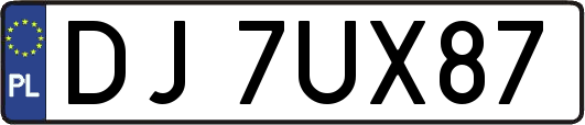 DJ7UX87
