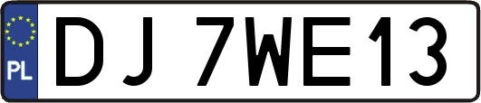 DJ7WE13