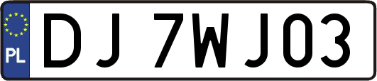 DJ7WJ03