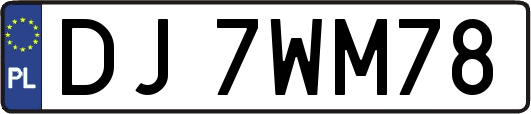DJ7WM78