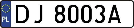 DJ8003A