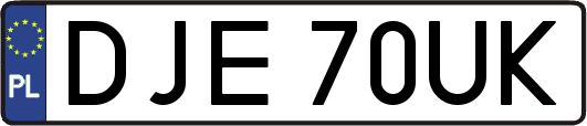 DJE70UK